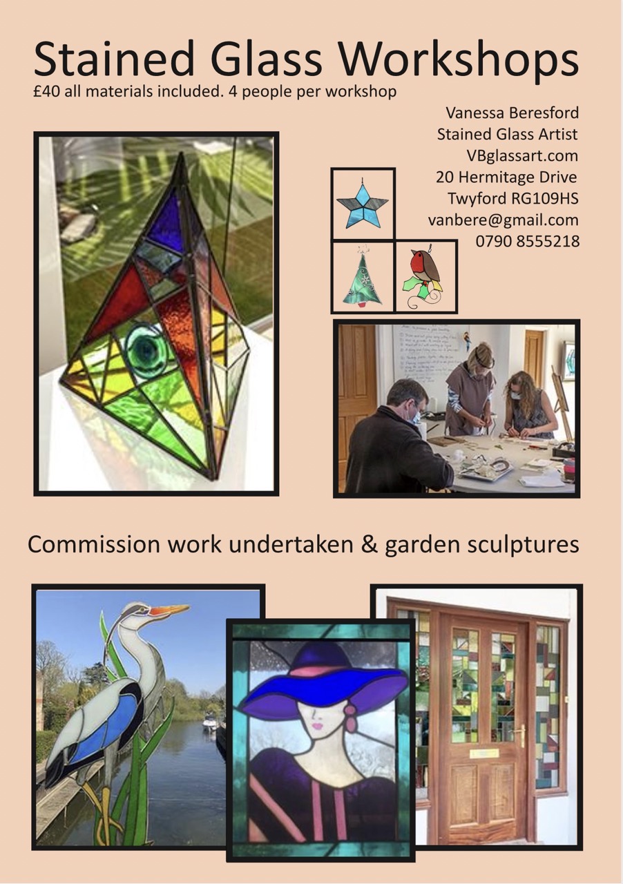 stained glass workshop starting at just £40